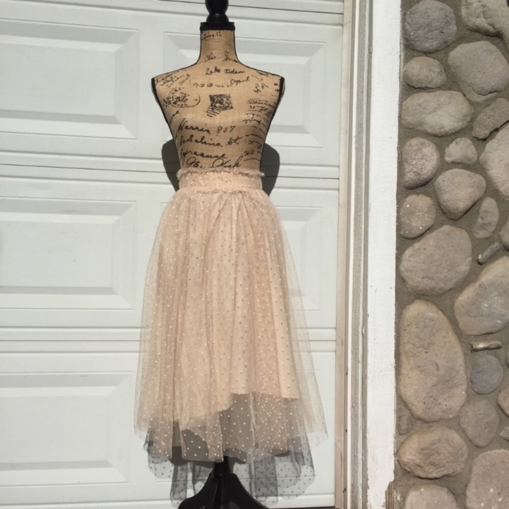 LC Lauren Conrad Disney Polka dot skirt